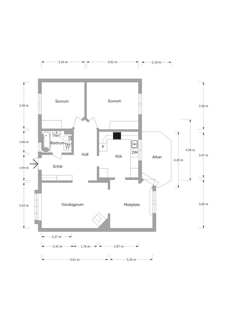 Planlösning