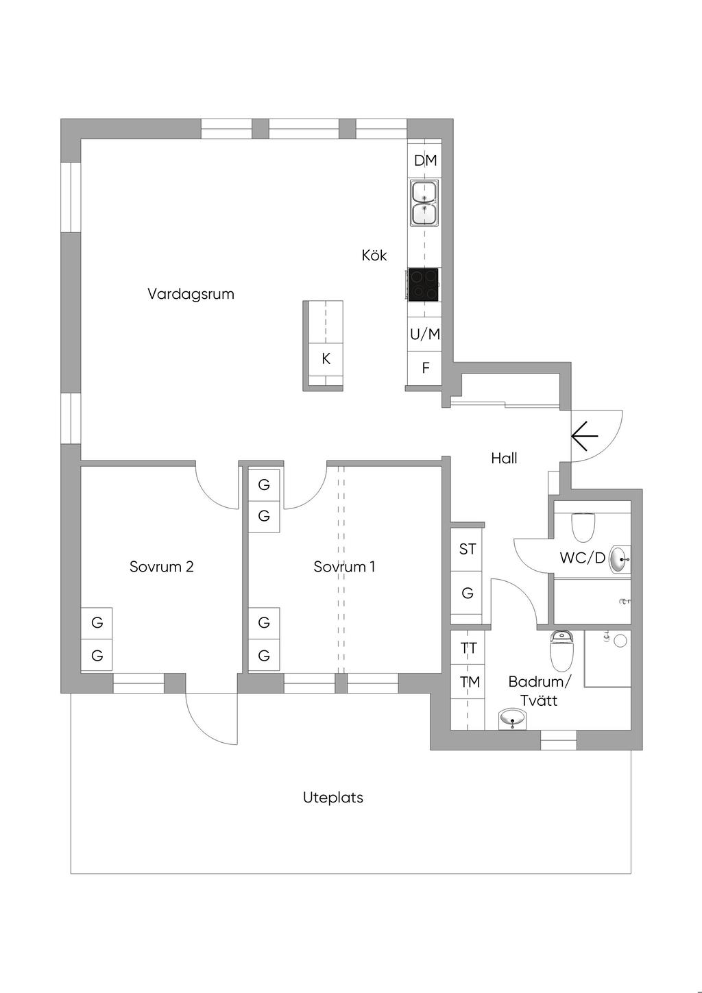 Alternativ planlösning