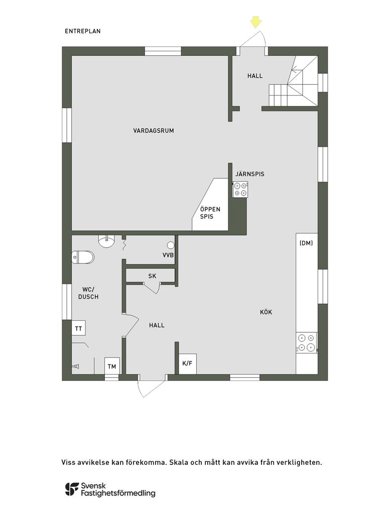 Planlösning entréplan