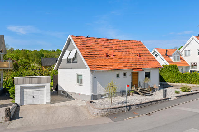 Framsidan av huset