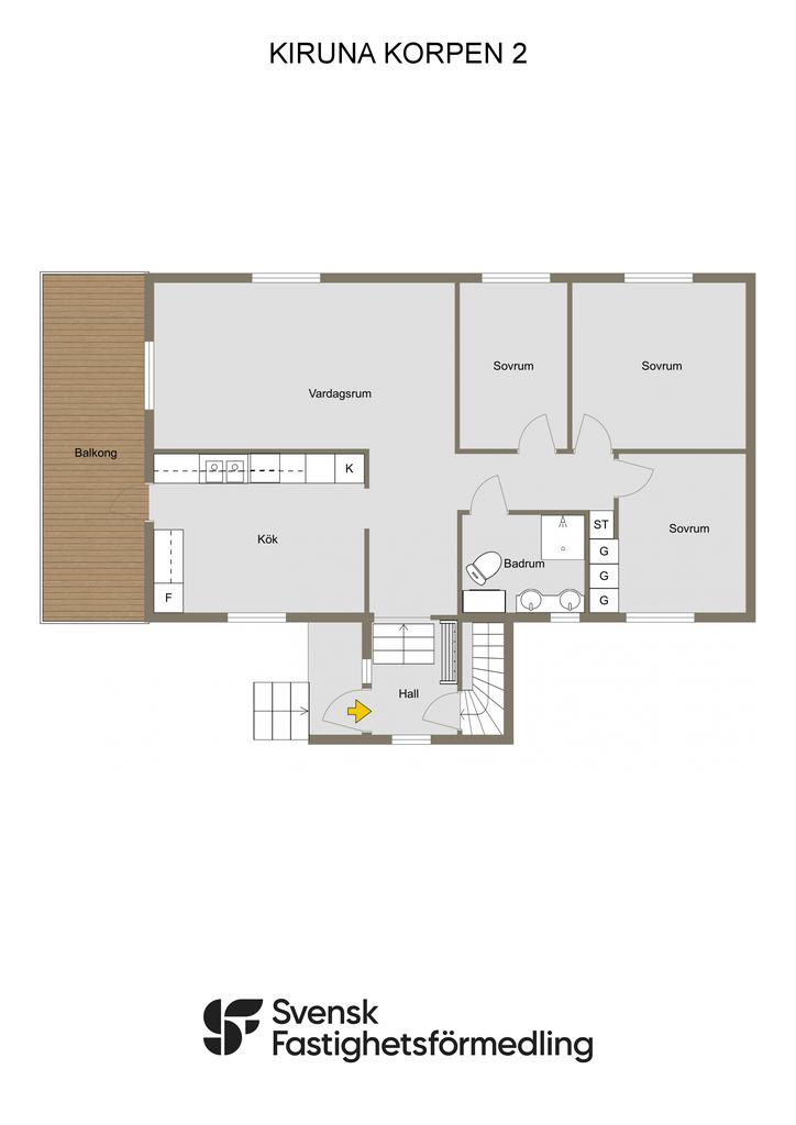 Planlösning entréplan