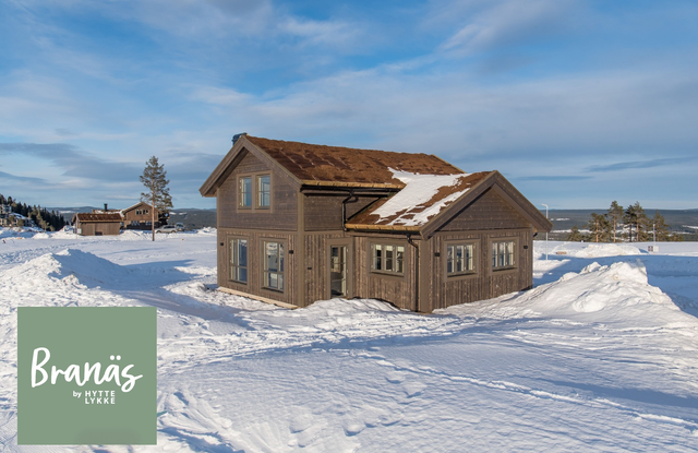 EXEMPELBILD färdig stuga Lykkebris - S. Observera att stugan på bilden kan vara extrautrustad