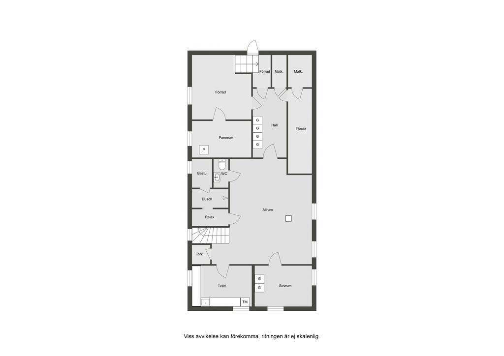 Planlösning källarplan