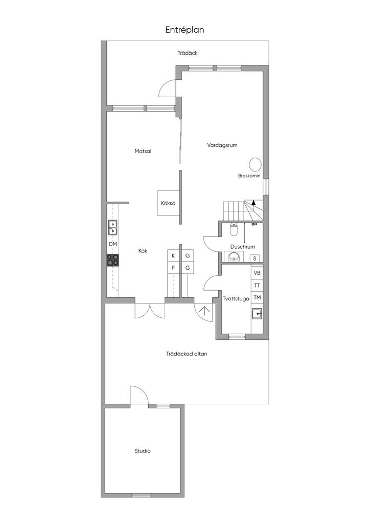 Planskiss 2D, Entréplan