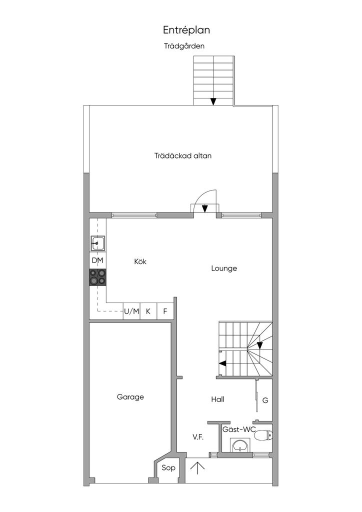 Planskiss 2D, Entréplan