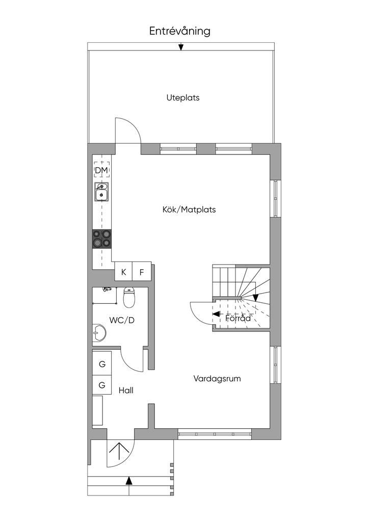 Planlösning Entréplan