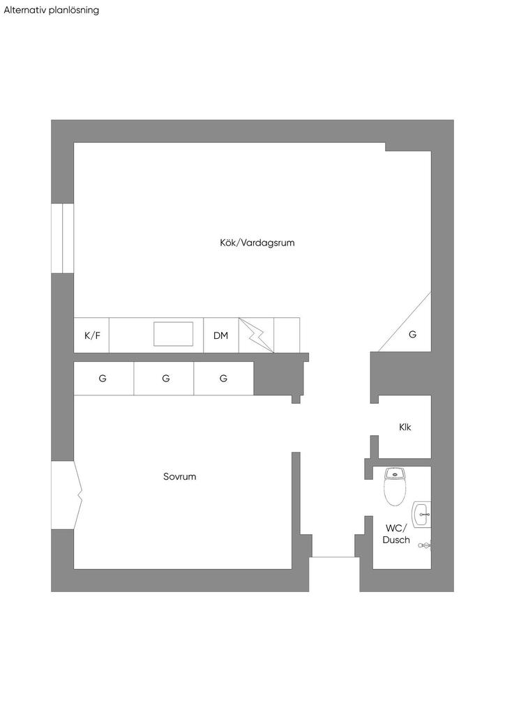 Alternativ planlösning