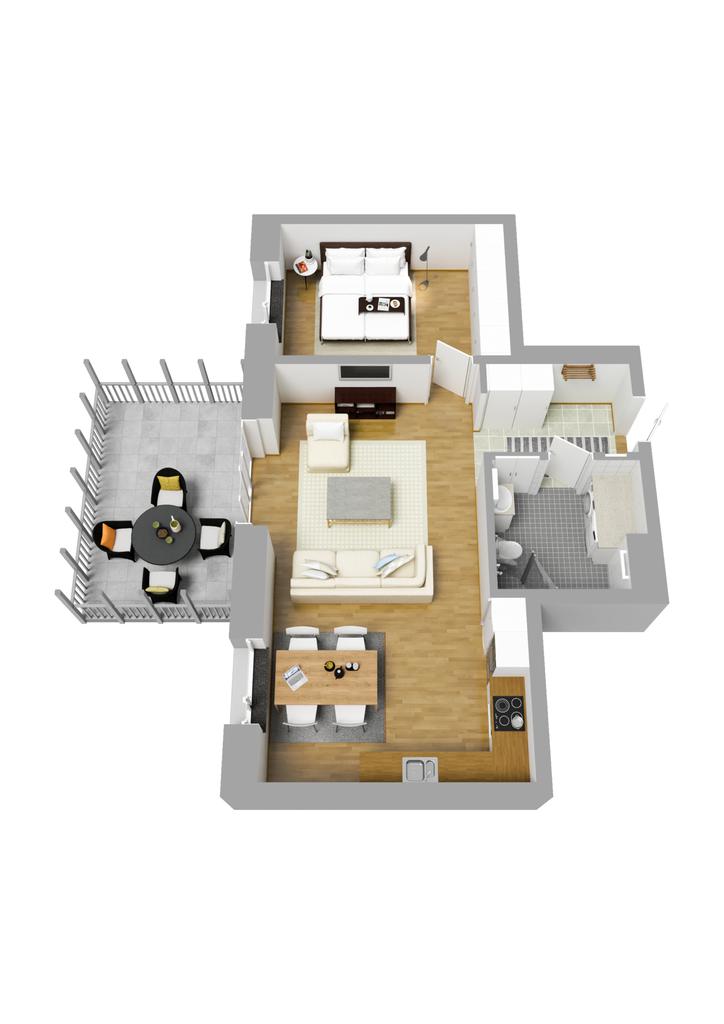 Planlösning 3D