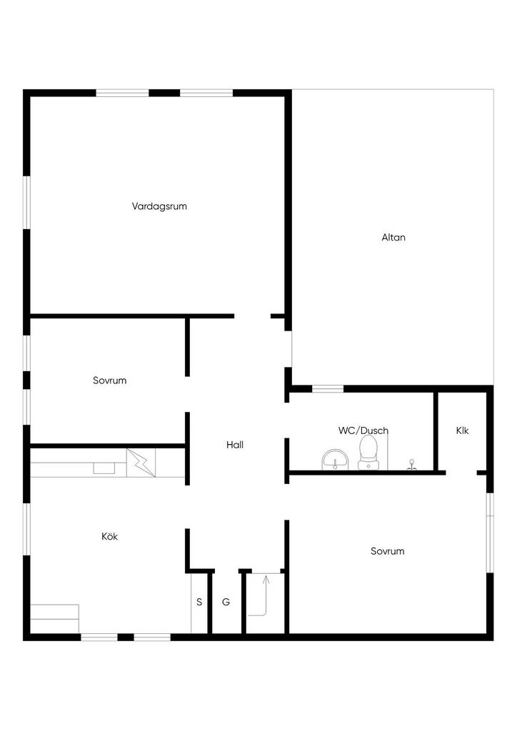 Planlösning entréplan