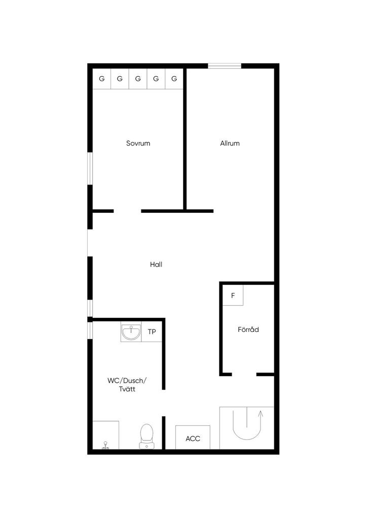 Planlösning källarplan