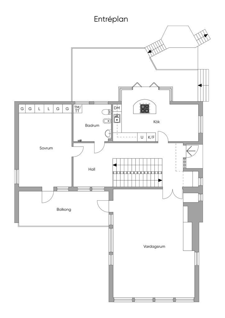 Planlösning entréplan