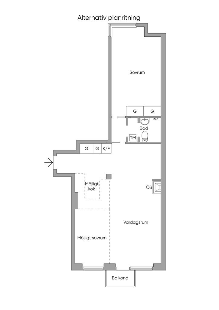 Alternativ planlösning