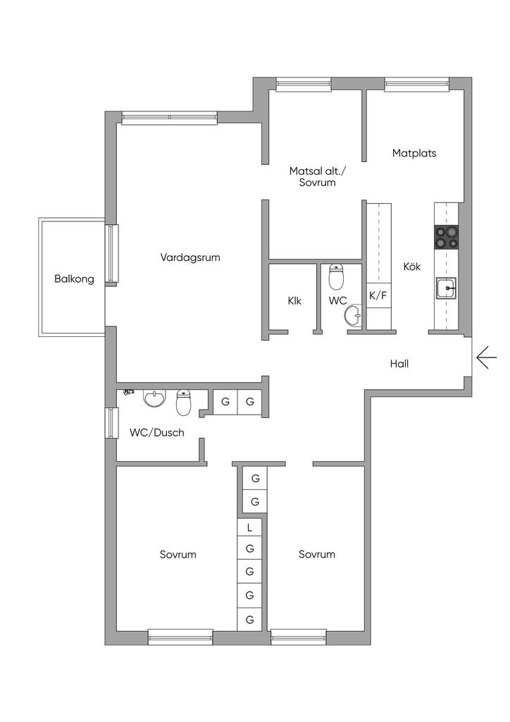 Planlösning 2D