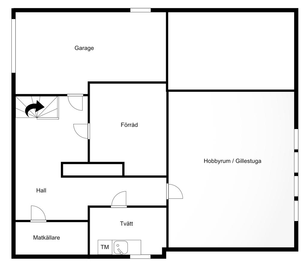 Planlösning källarplan