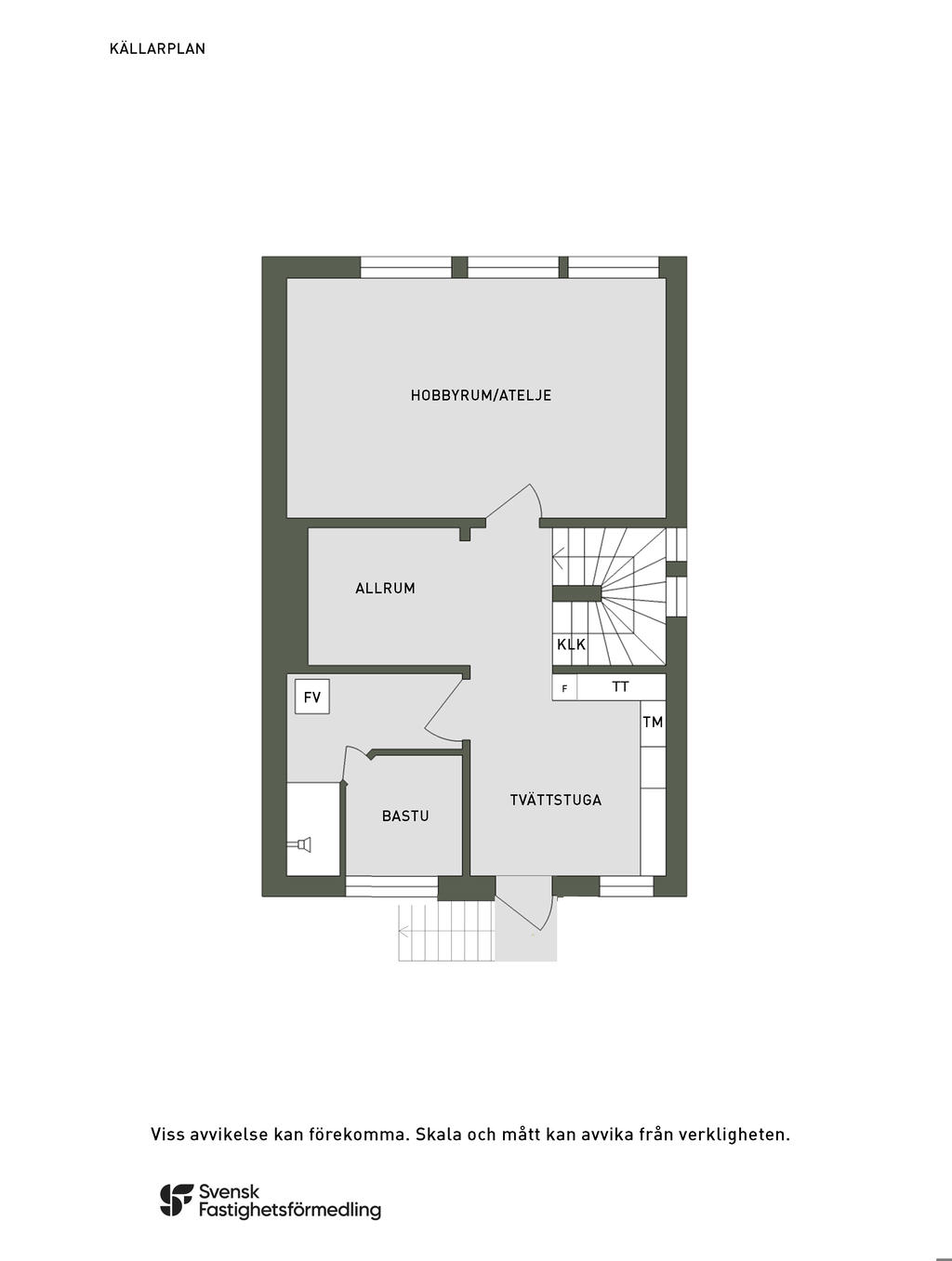 Planlösning - källarplan