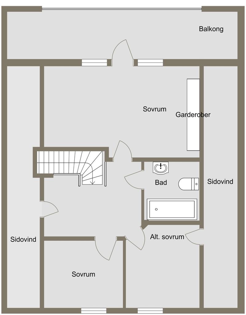 Alt. Övre plan