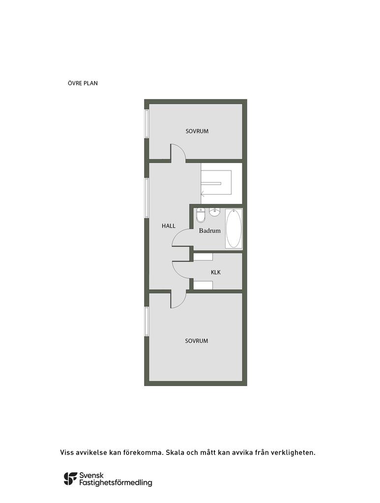 Planlösning - Övre plan