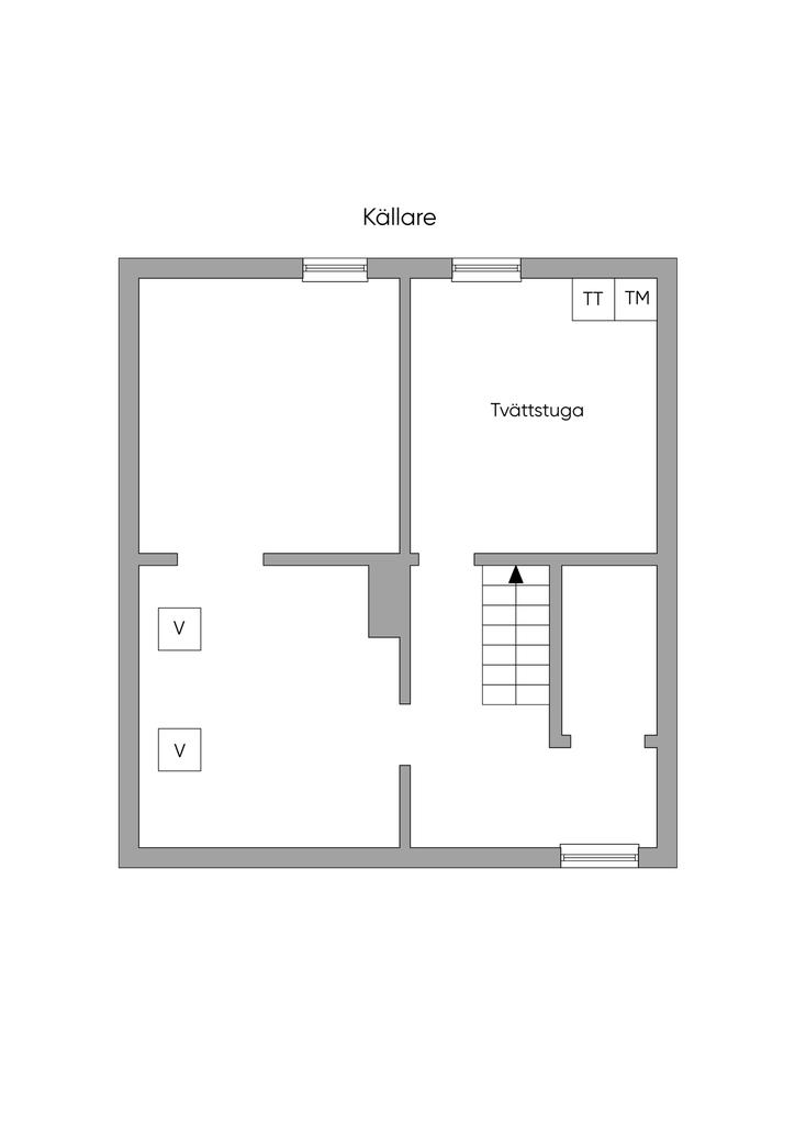 Planritning källarplan