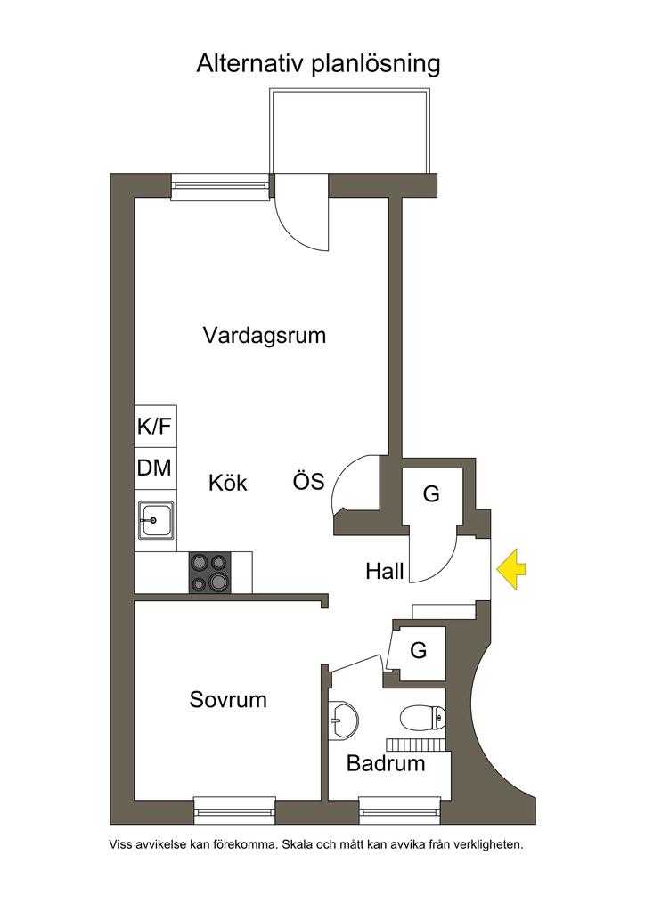 Alternativ planlösning