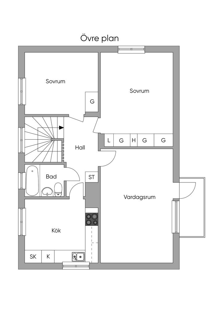 Övre plan
