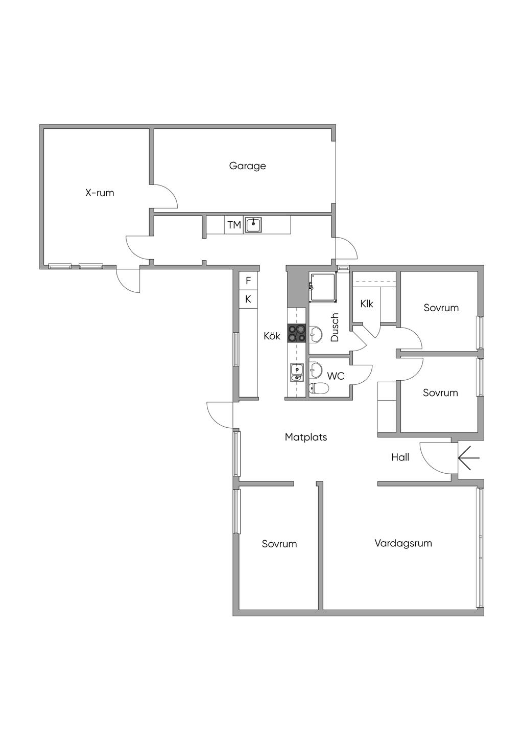 Planlösning 2D