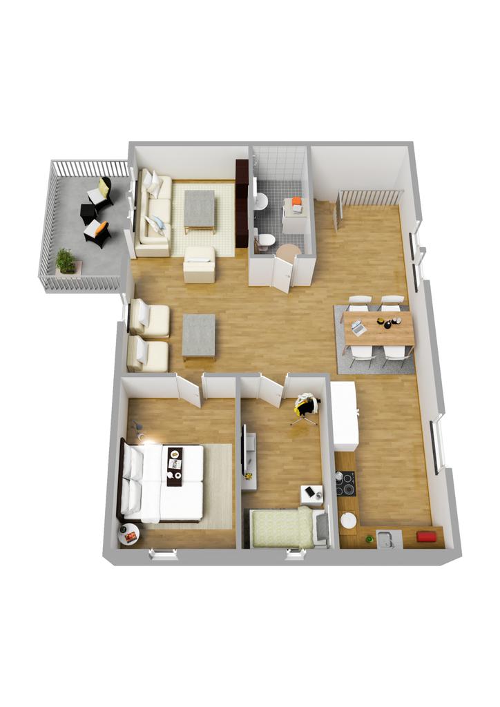 Planlösning 3D