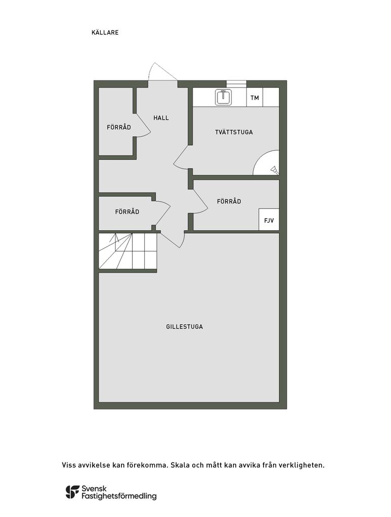 Planlösning källarplan