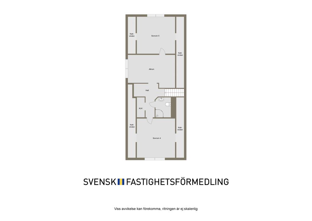 Planritning - övre plan