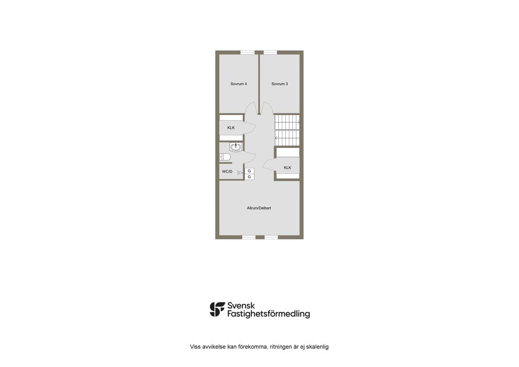 Planritning - övre plan