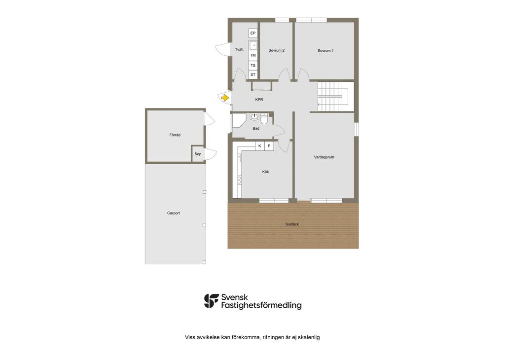 Planritning - entréplan