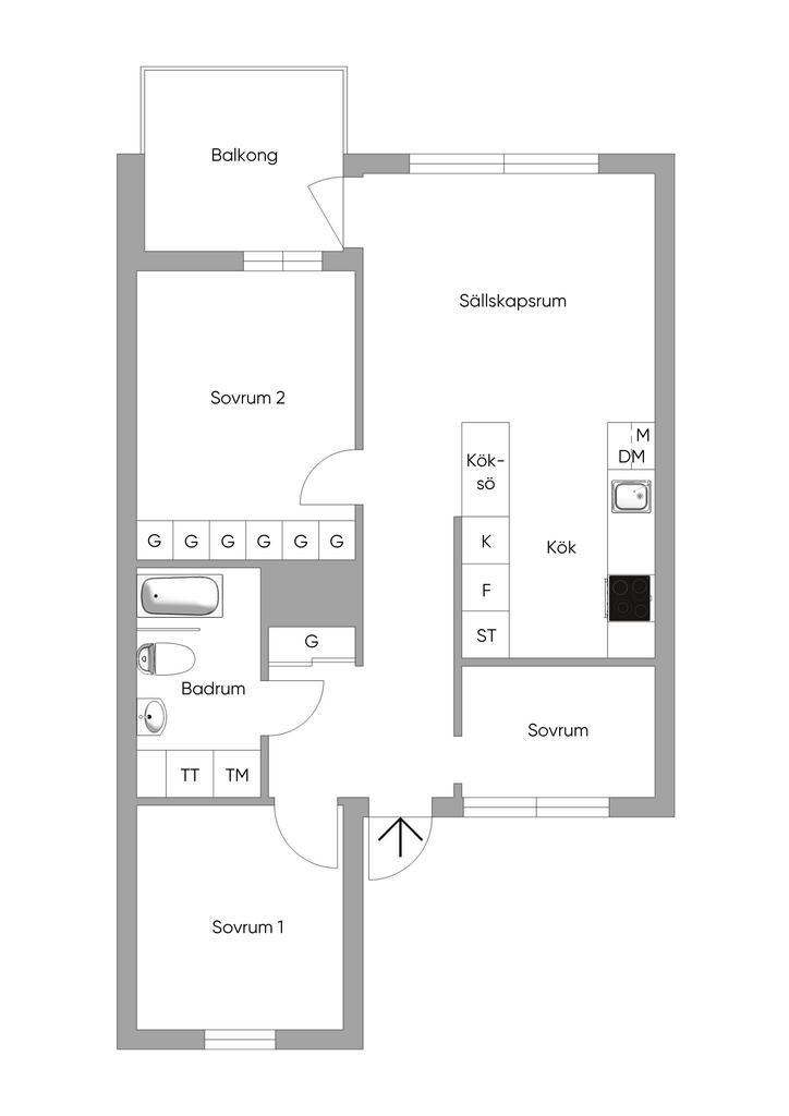 Alternativ planlösning 