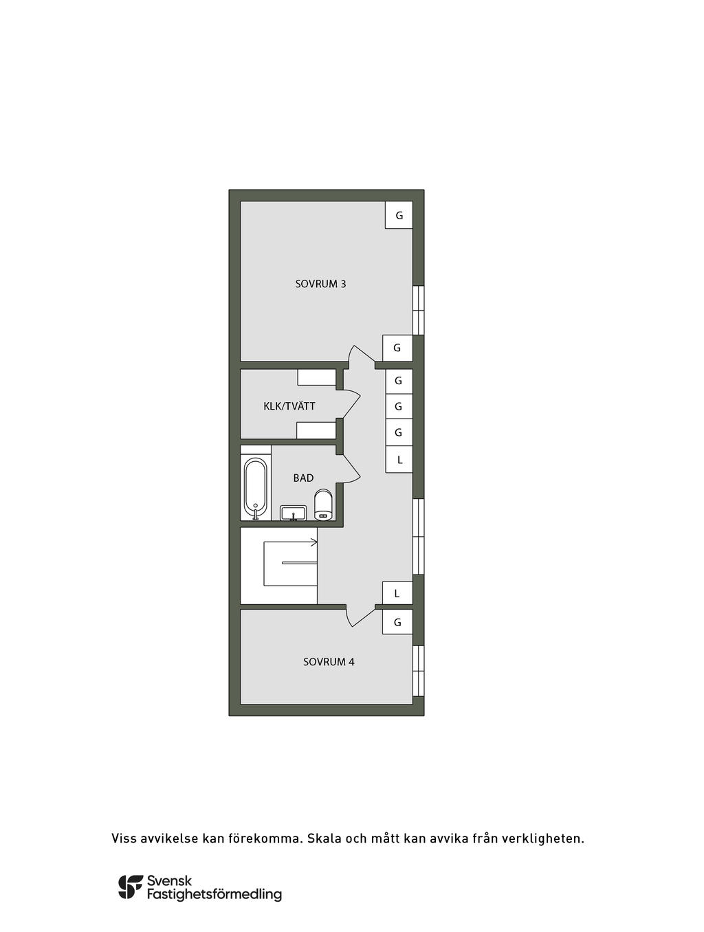 Planlösning övre plan