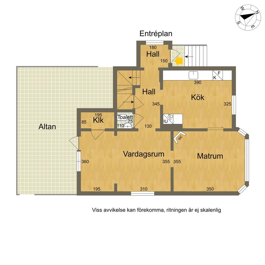 Planlösning entréplan