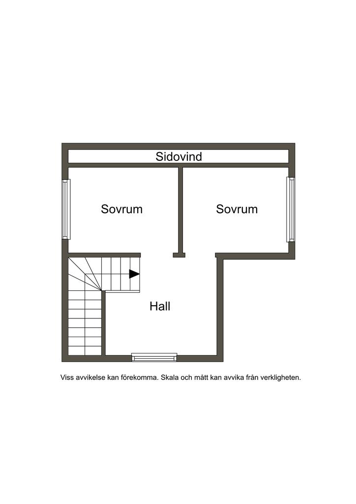 Planlösning övre plan