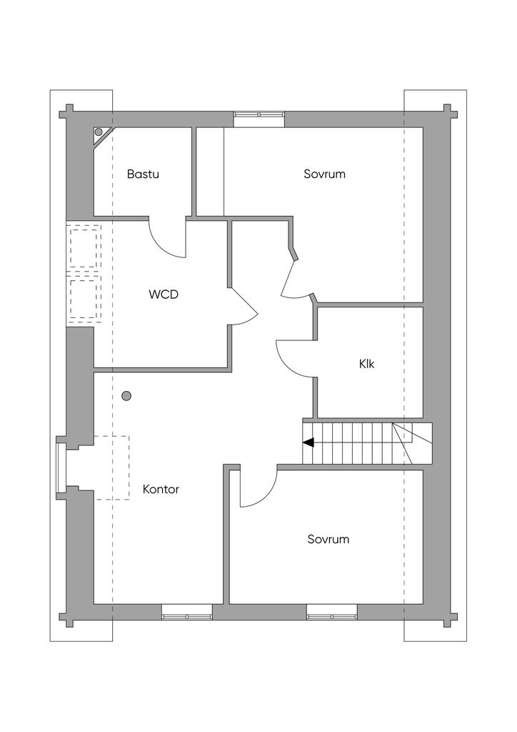 Planritning Övre Plan