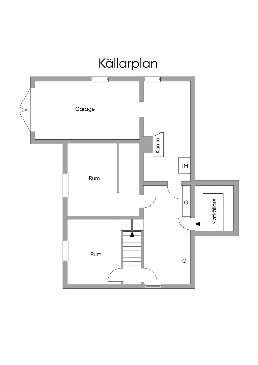 Planlösning källarplan