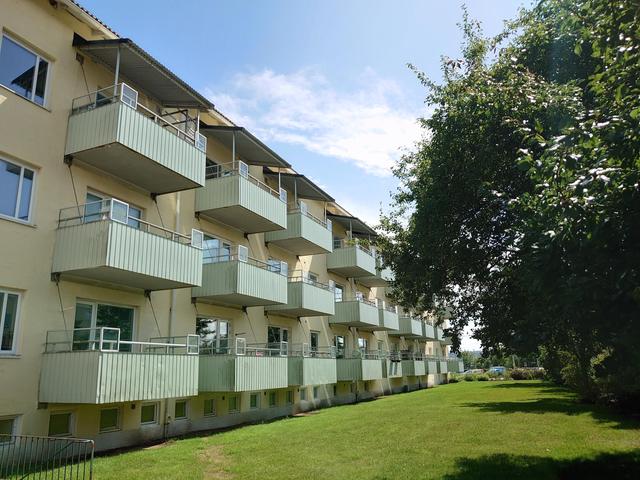 Innergården med balkonger