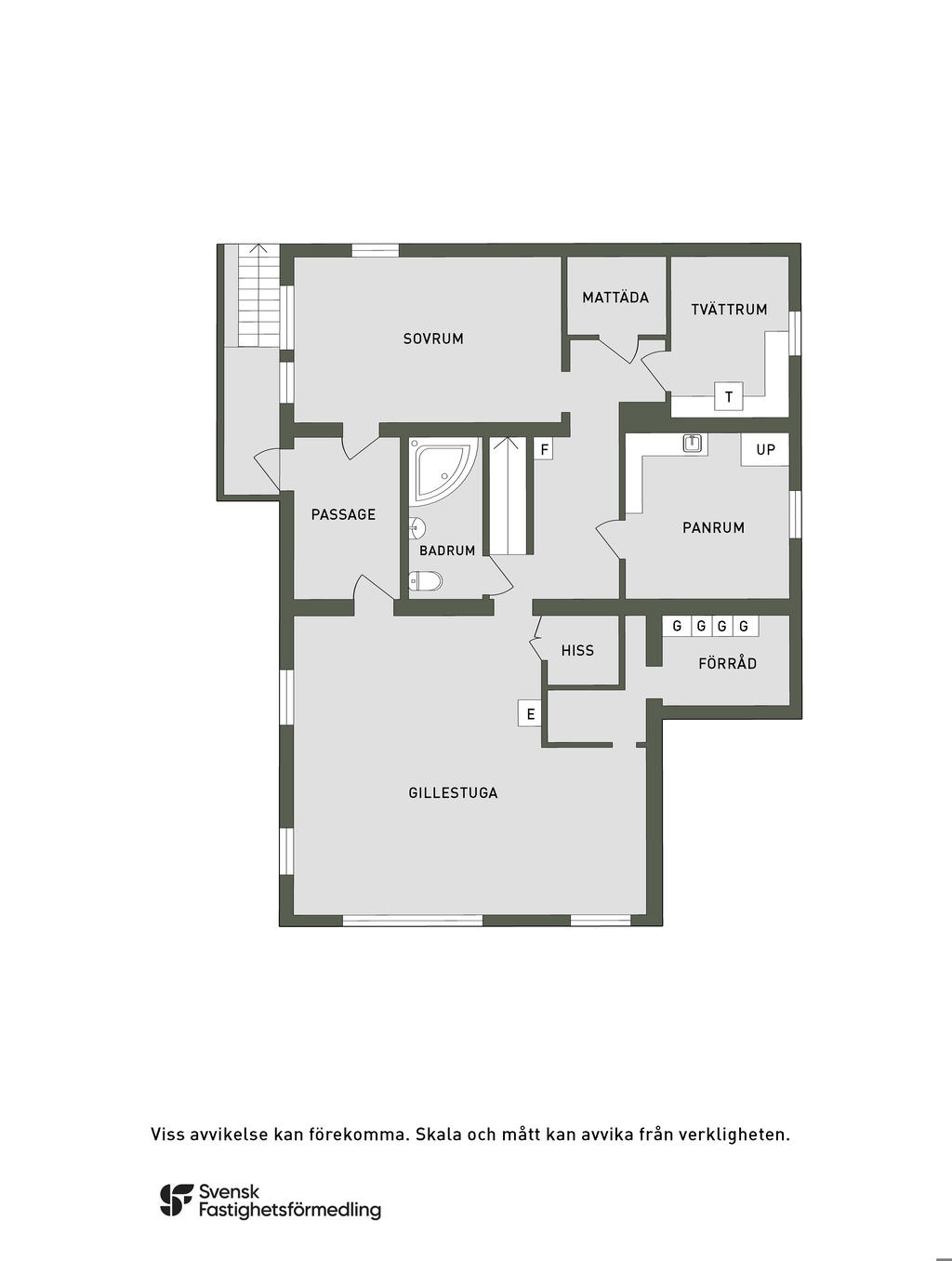 Planlösning källaren