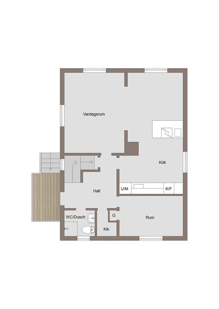 Planlösning entréplan