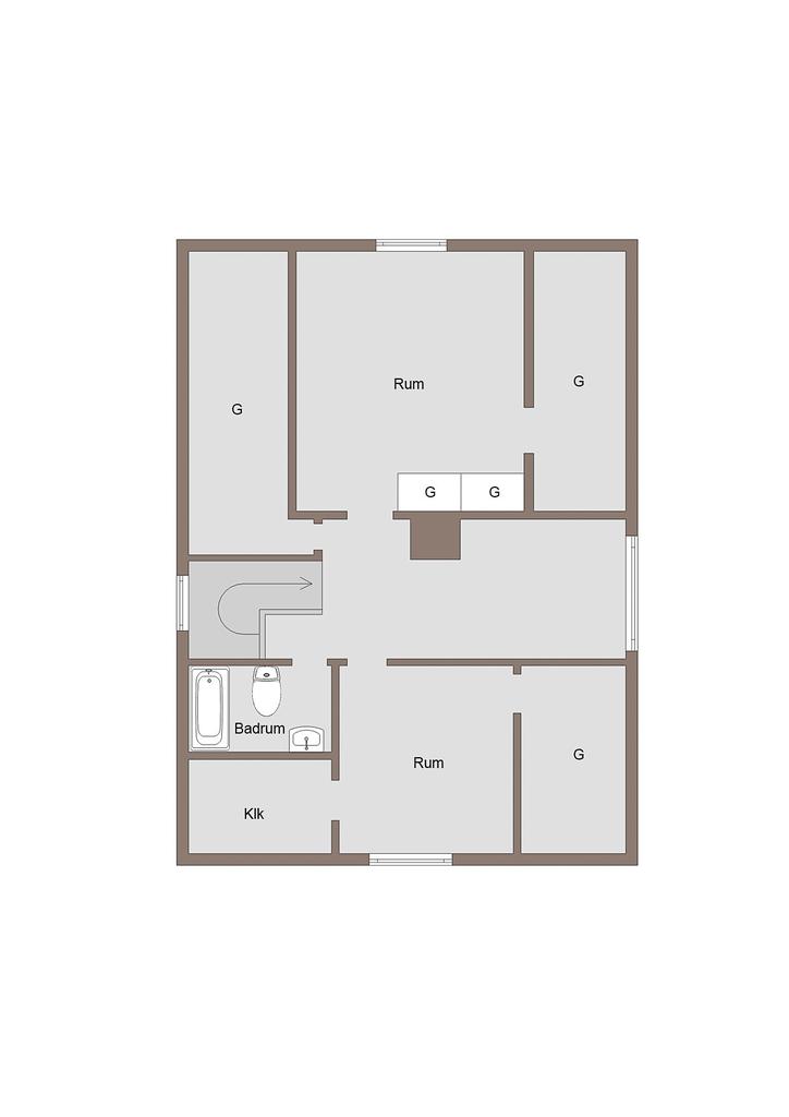 Planlösning övre plan