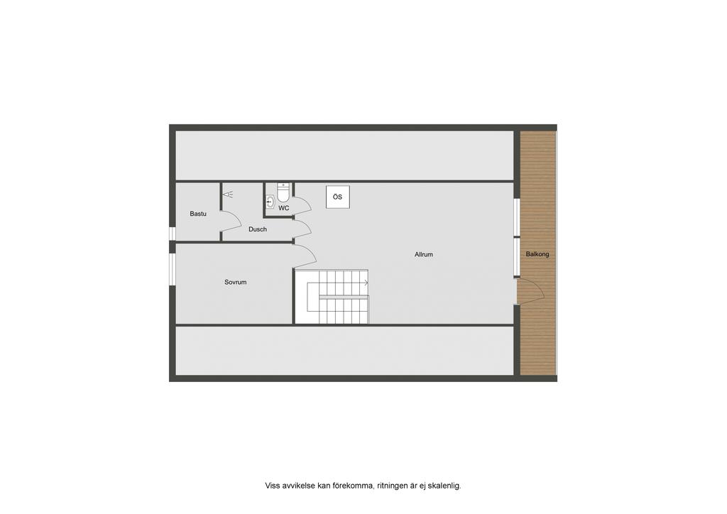 Planlösning övre plan