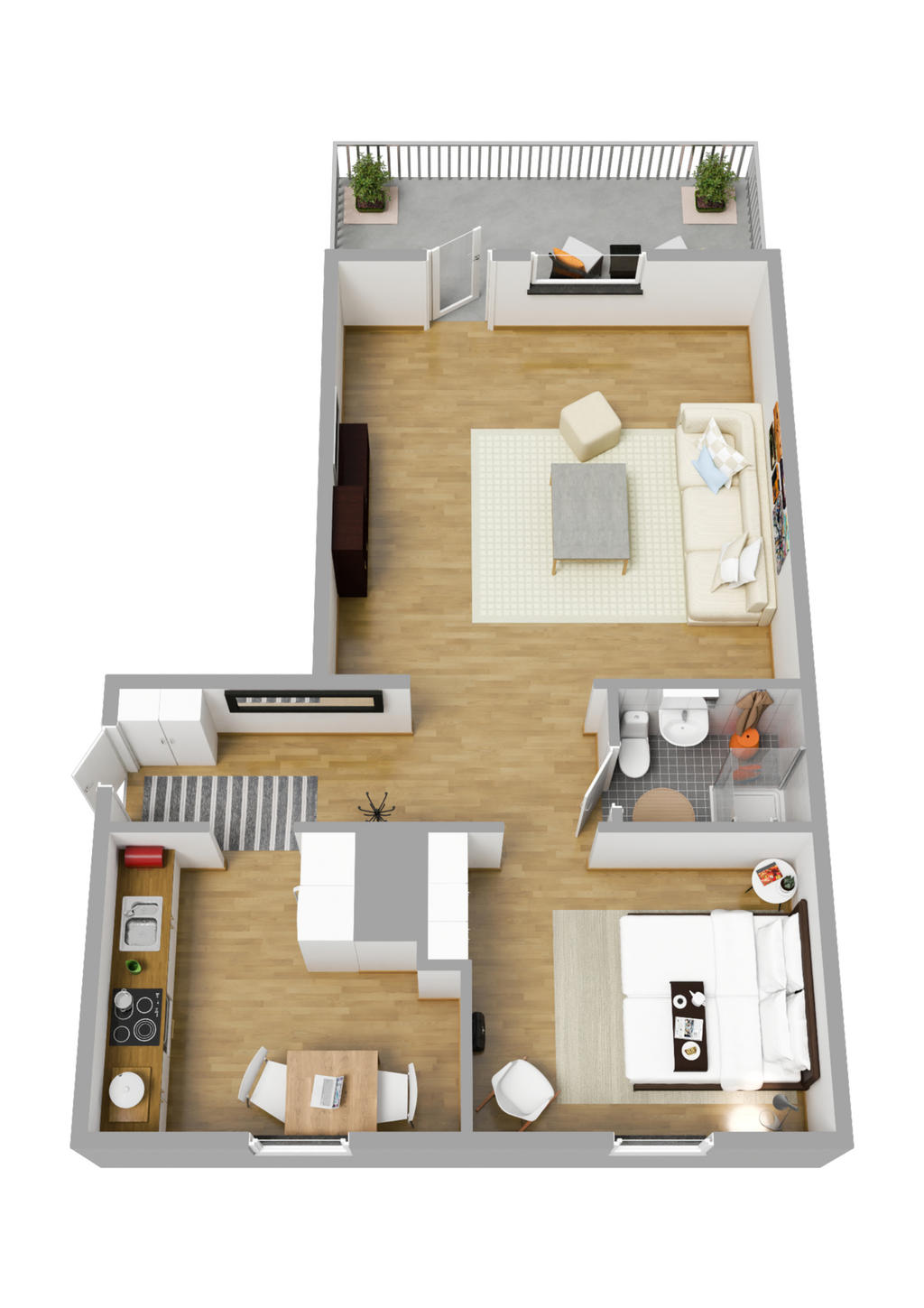 Planlösning 3D