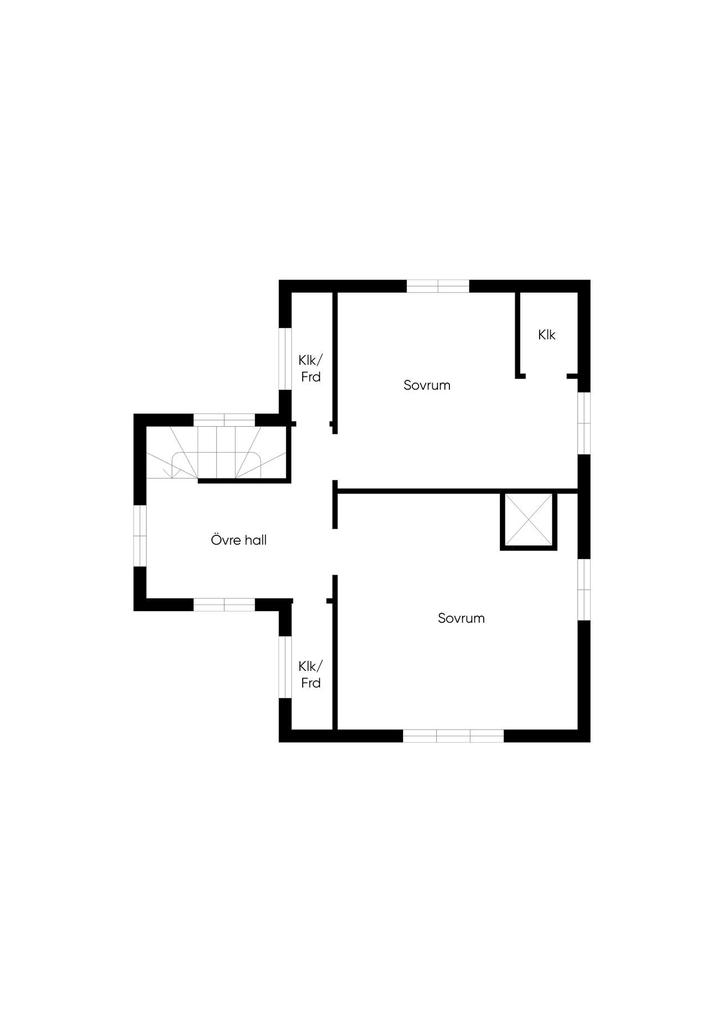 Planlösning Övre Plan