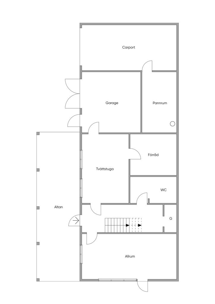 Planlösning entréplan