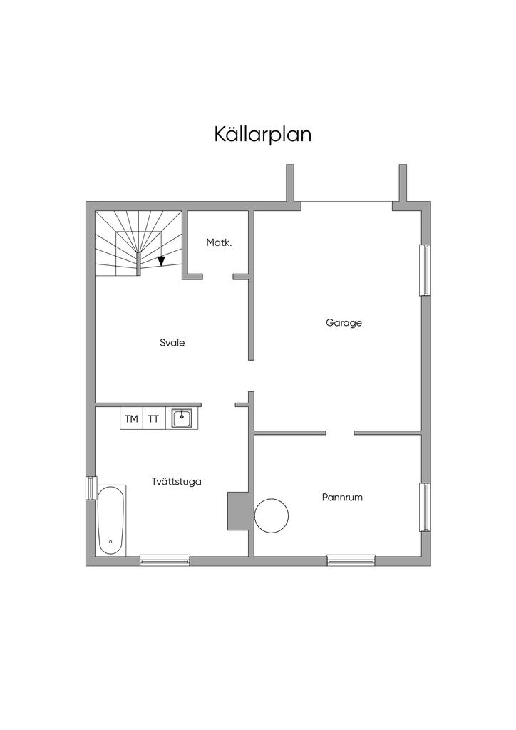 Planlösning källarplan