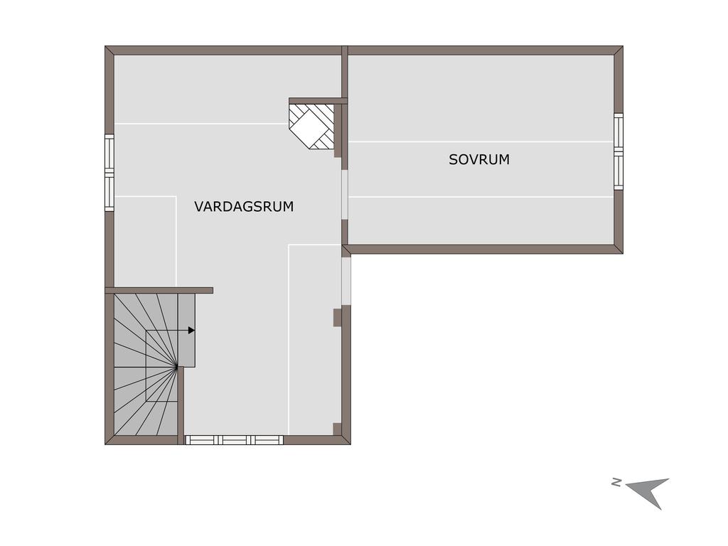 Planlösning - Övervåning