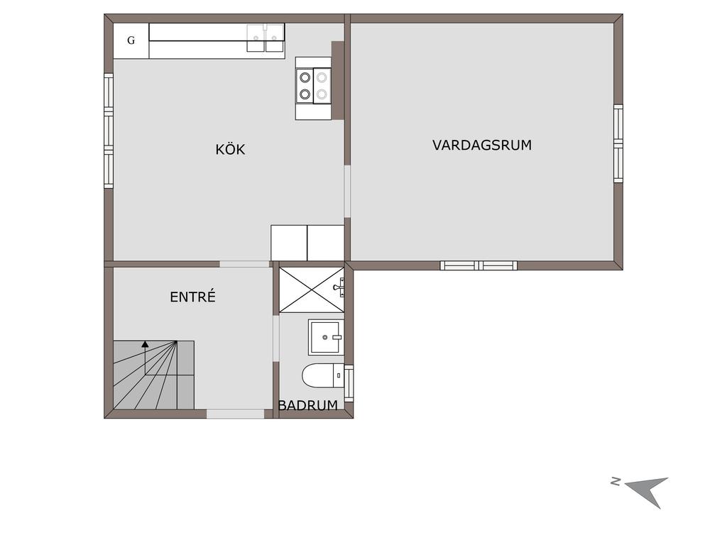 Planlösning - Entréplan