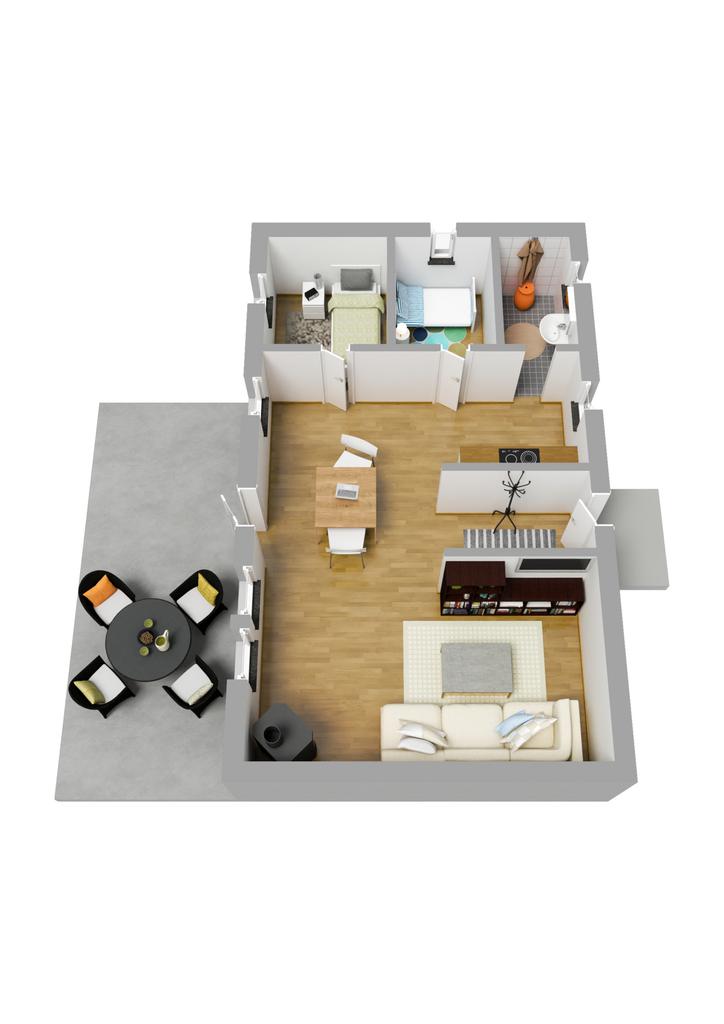 Planlösning 3D
