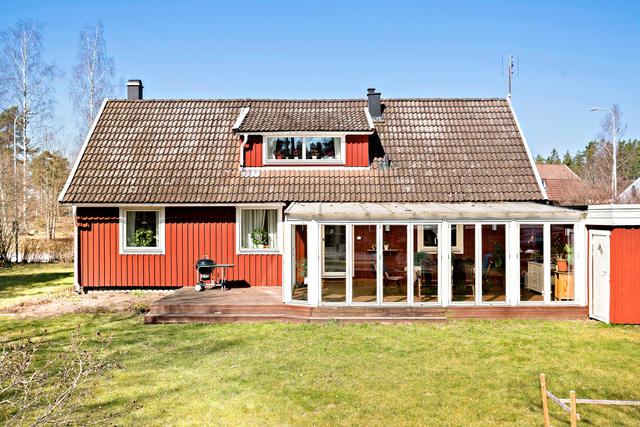 Stor inglasad altan