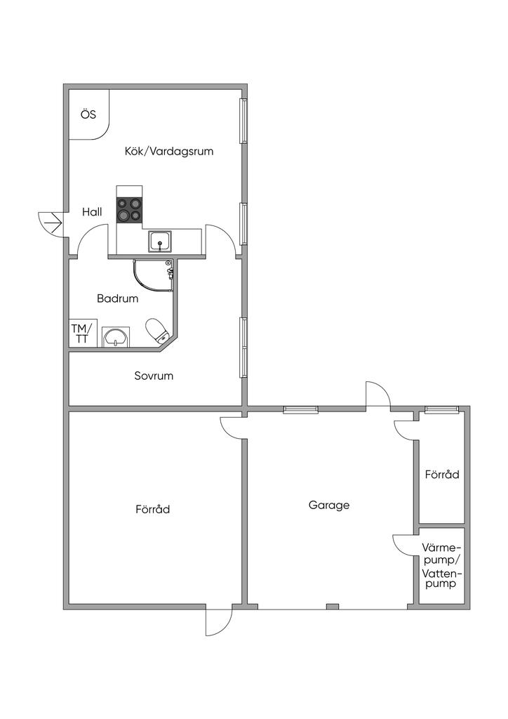 Sidobyggnaden Gryby 211B